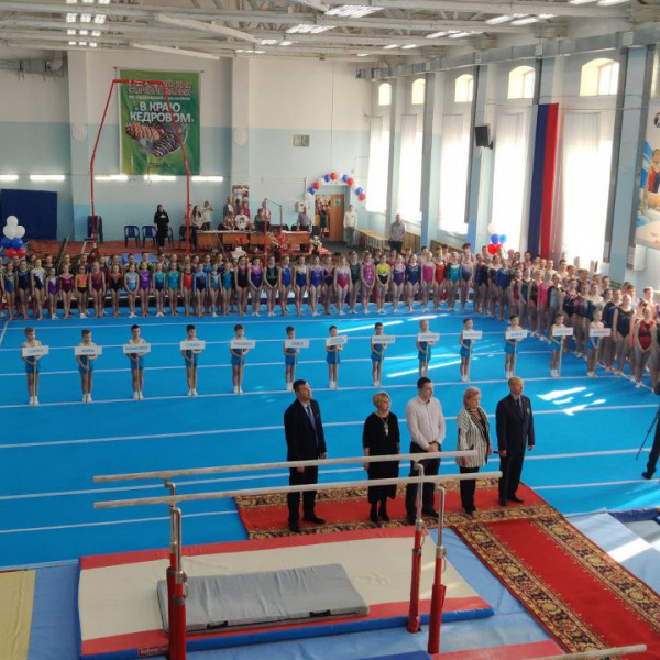 Торжественный Парад открытия Всероссийских соревнований по спортивной гимнастике 